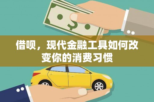 西沙借呗，现代金融工具如何改变你的消费习惯