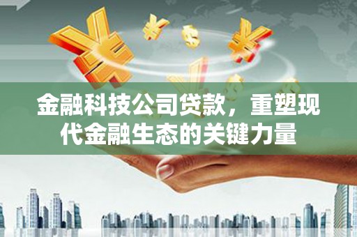 西沙金融科技公司贷款，重塑现代金融生态的关键力量