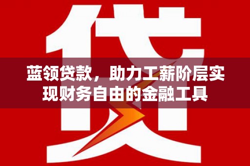 西沙蓝领贷款，助力工薪阶层实现财务自由的金融工具