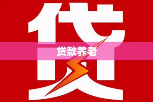 西沙贷款养老