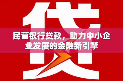 西沙民营银行贷款，助力中小企业发展的金融新引擎
